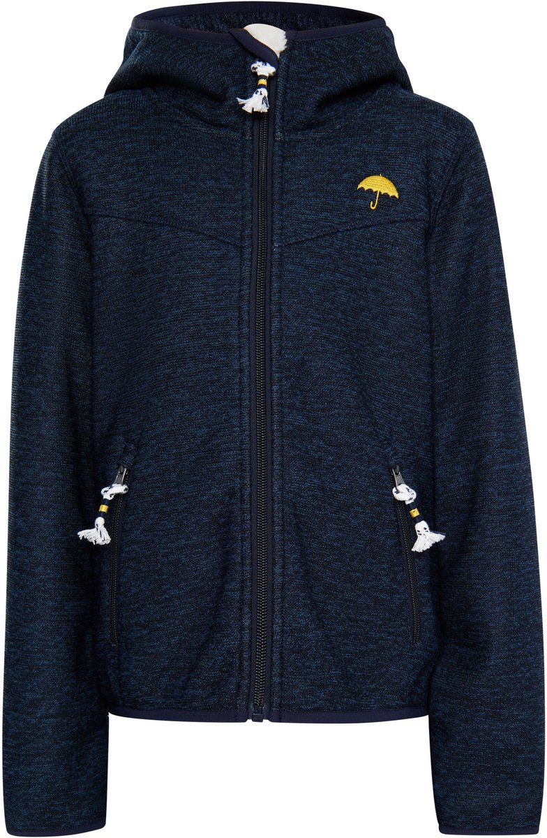 Schmuddelwedda Gebreide fleeceblouse met teddyvoering