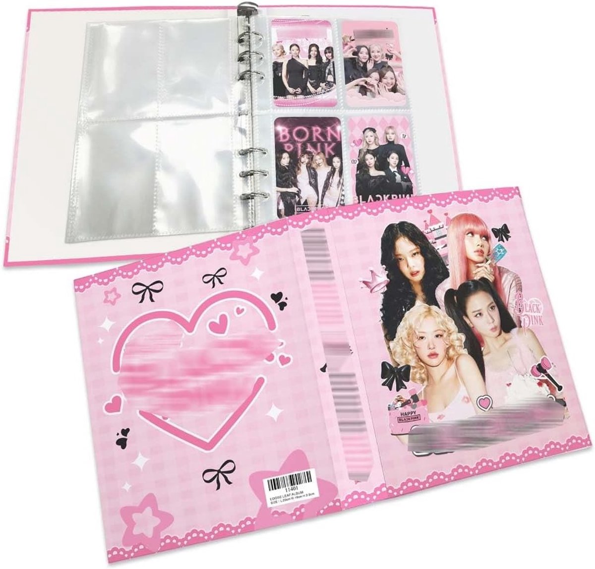 Fotoalbum Kaarten - Album Lomokaarten - Verzameling Organiseren - 80 Kaart Slots - 23x18x3.5 cm - Diverse Kleuren
