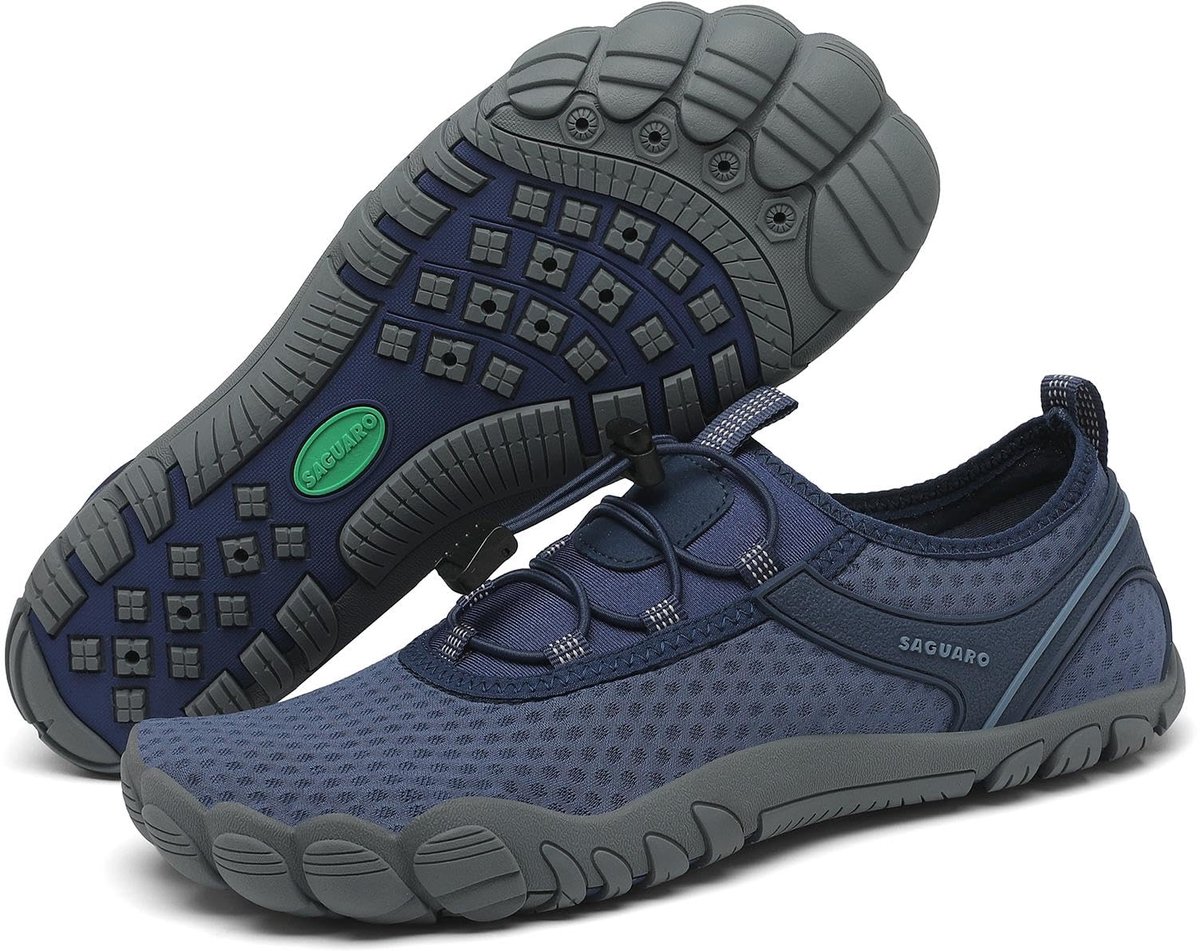 SnelShoppen - Uniseks Blotevoetenschoenen - Antislip Sneldrogende Waterschoenen met Drainagegaten - Maat 36-48 - Ideaal voor Strand, Zwemmen, Camping