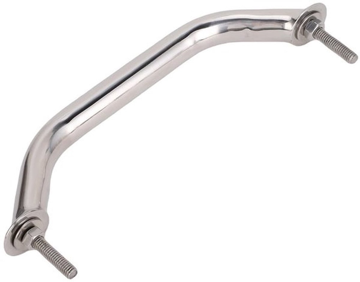 NTH products- Bootgreep Ovaal Ontwerp - Marine Handgreep - Roestvrij Staal - Deurgreep - Railgreep - 230 mm - Ergonomisch en Sterke Grip