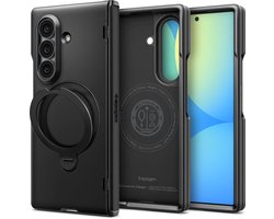 Spigen Hoesje Geschikt voor Samsung Galaxy Z Fold 8 Ultra - Slim Armor Pro S MagFit - Back Cover Compatibel met MagSafe / Qi2 - Kickstand Standaard - Scharnier Bescherming - Case Zwart