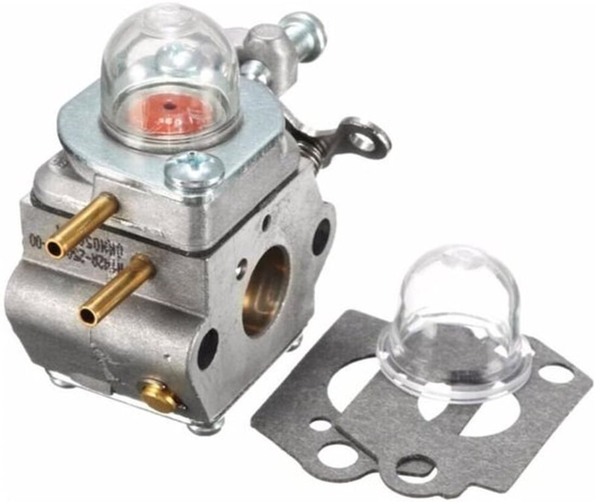 Carburateur geschikt voor startkogel en pakkingdeksel, geschikt geschikt voor WT-973 WT-1116, Troy-Bilt TB21EC TB22EC TB32EC TB80EC Y25 Y128 YM71SS RM2520 grasmaaiers.