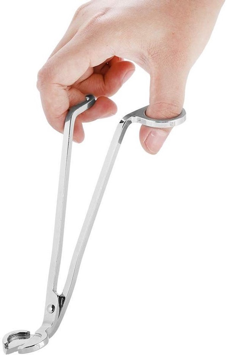 RVS Kaarsenwick Knipper - Modieuze Schaar - Veilig Kaarsen Snijden - Handig en Stijlvol - Essentieel voor Kaarsliefhebbers - Ideaal voor...