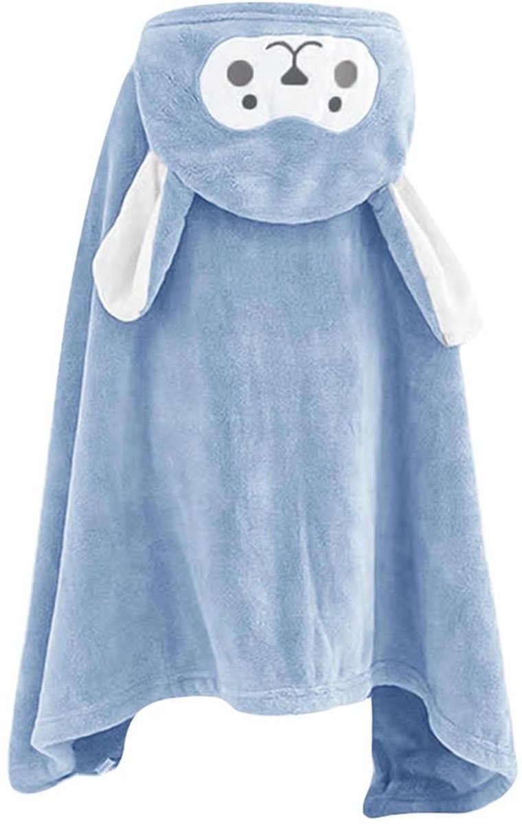 Handdoek met Capuchon - Babyhanddoek 70x140 cm - Zacht Fleece - Wasbaar en Duurzaam - Geschikt voor Vochtige Ruimtes - Perfect voor Pasgeborenen