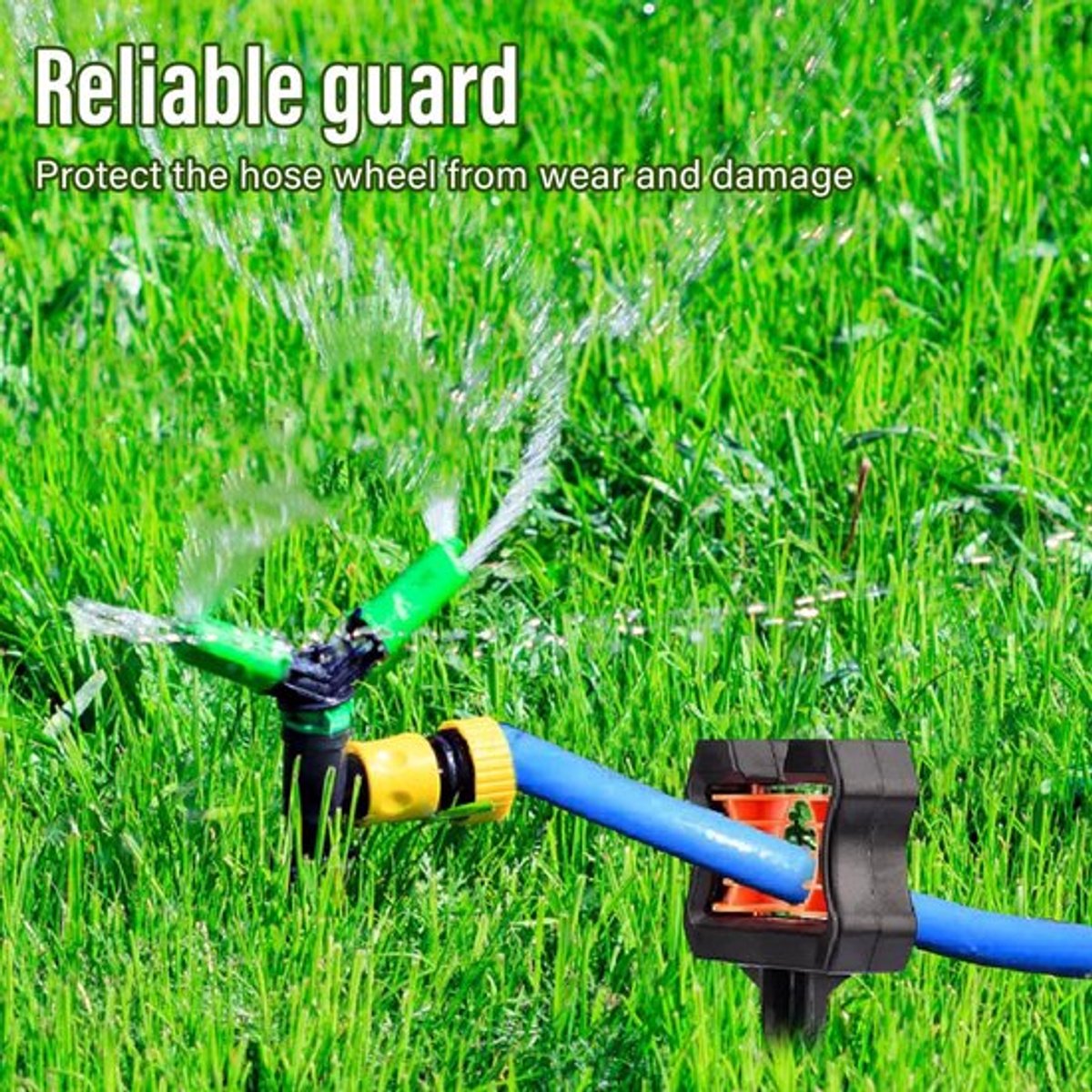 Tuinslanggeleider Betrouwbare begeleiding - Slanghouder - Slangrolgeleider - Precisiebewatering - Slangbeschermrol - Waterbehoud