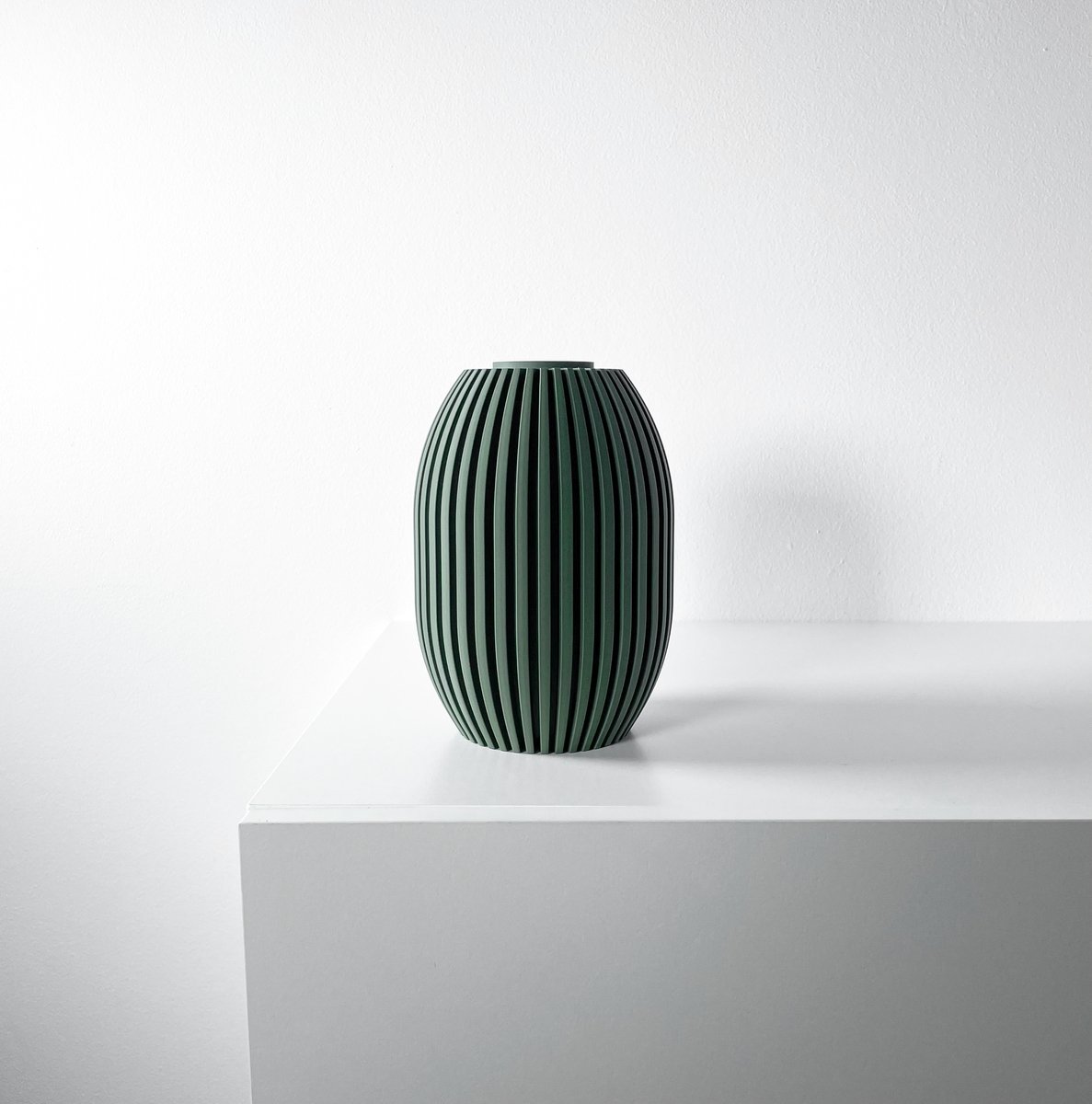 Skushy Vaas Eclano - Geschikt voor Bouwbloemen - Japandi Designvaas voor Droogbloemen en Kunstbloemen - Sculpturale Decoratieve Vaas - Moderne Woondecoratie