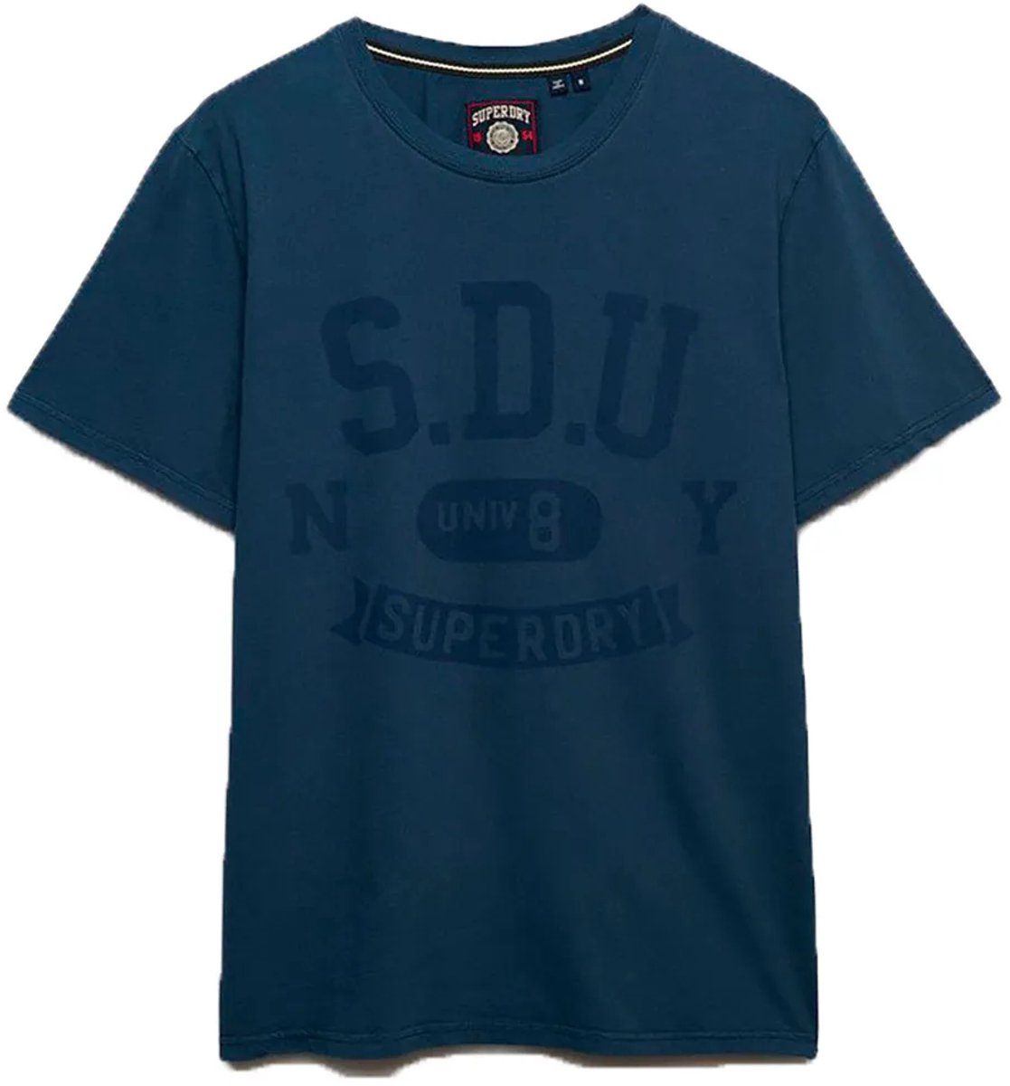Superdry Athletic Tonal T-shirt Relaxed Pasvorm Heren T-shirts Blauw