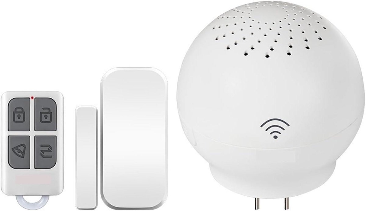Slimme Deurbel - WIFI Alarm - Huis Beveiligen - 52 Melodieën - 100 Meter Bereik - Kit 4