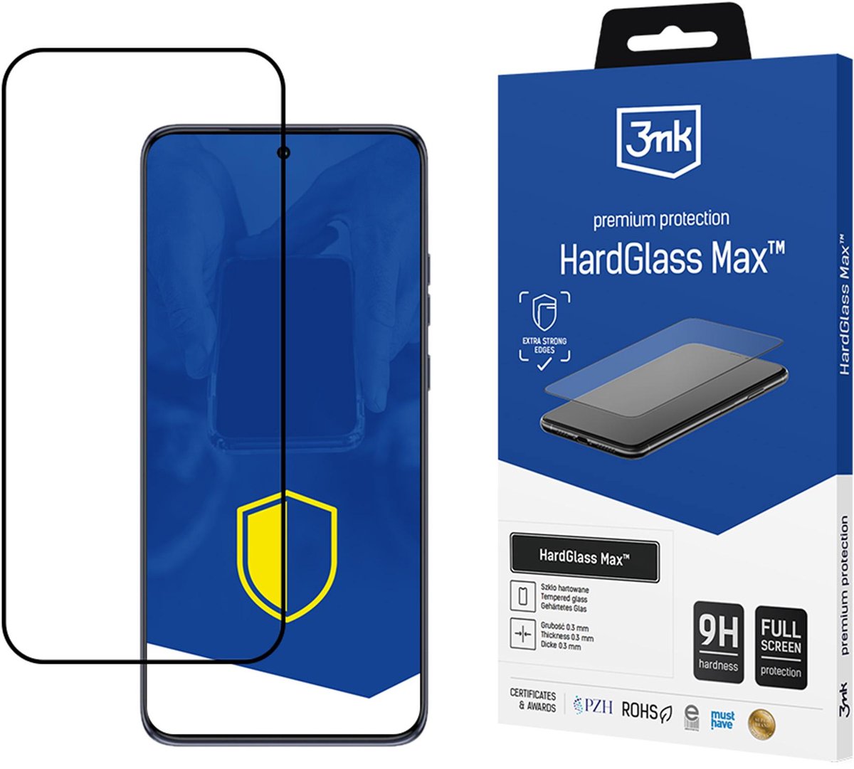 3Mk Hardglass Max Gehard Glas Voor Motorola Edge 50 Neo Schermbescherming