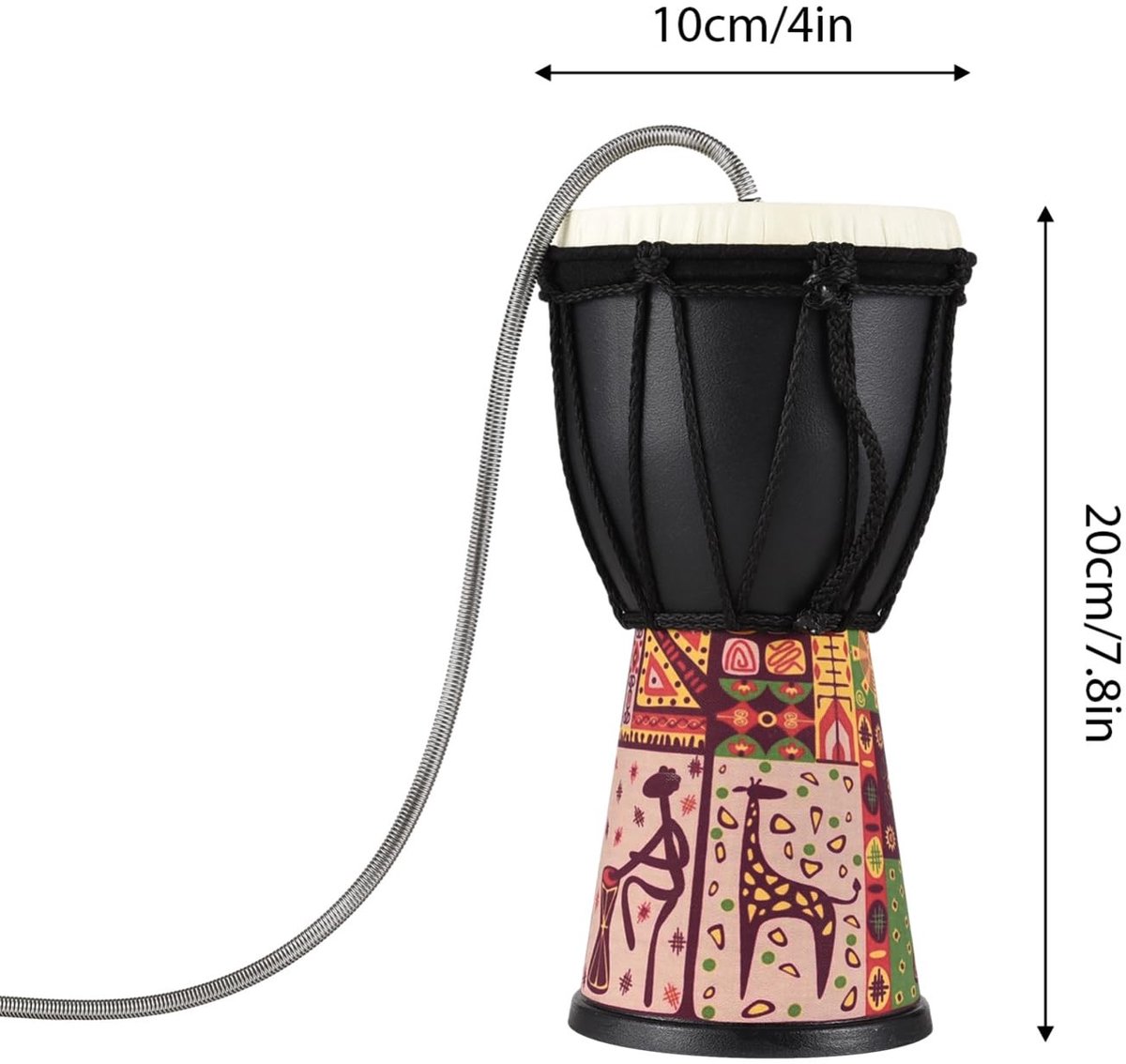 Dailygoods- Thunder Drum 4-inch - Uniek Dondergeluid - Lichtgewicht PVC - Geluidsmaker voor Bijeenkomsten - Dramatische Auditieve Ervaring - Verbetert Feestelijke Sfeer - Geluidseffecten