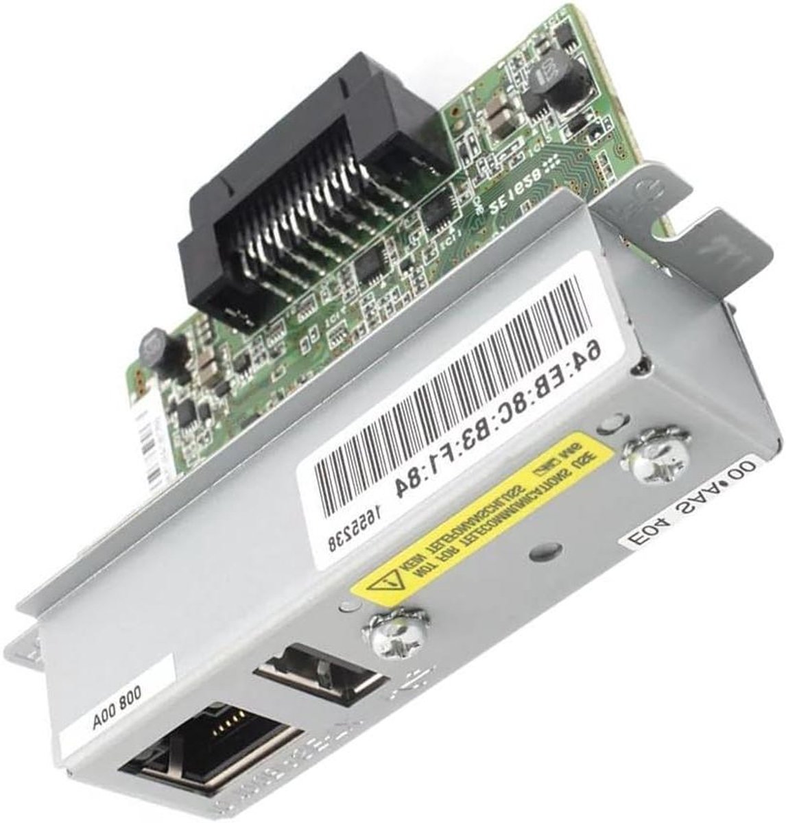 Ethernet Print Server Module - Netwerk Interface - Printer Delen - Hoge Betrouwbaarheid - 10 x 5 x 2 cm