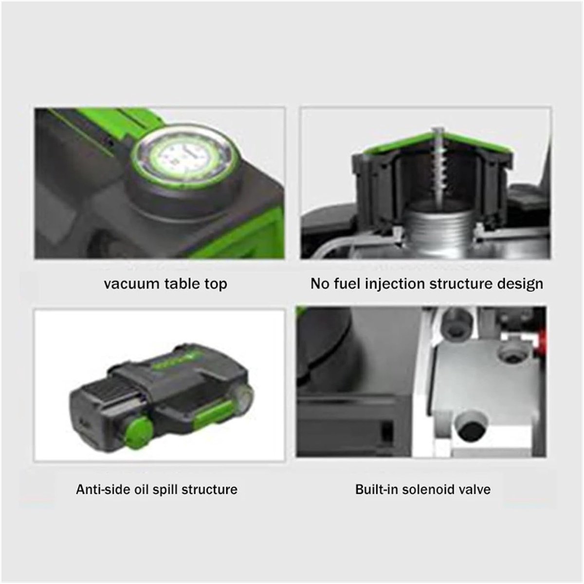 Vacuümpomp - Luchtpomp - Airco Onderhoud - Hoge Vacuümgraad - 30.9 cm - Zwart