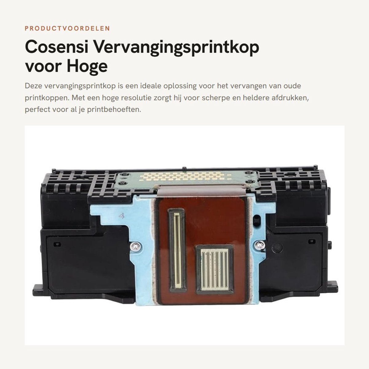 Dailygoods- Printkop Hoge Resolutie - Vervanging voor IX6840/IX6850/MX720/MX920 - Compact en Lichtgewicht - Strenge Kwaliteitscontrole - Geschikt voor Kleurenafdrukken - Printkoppen