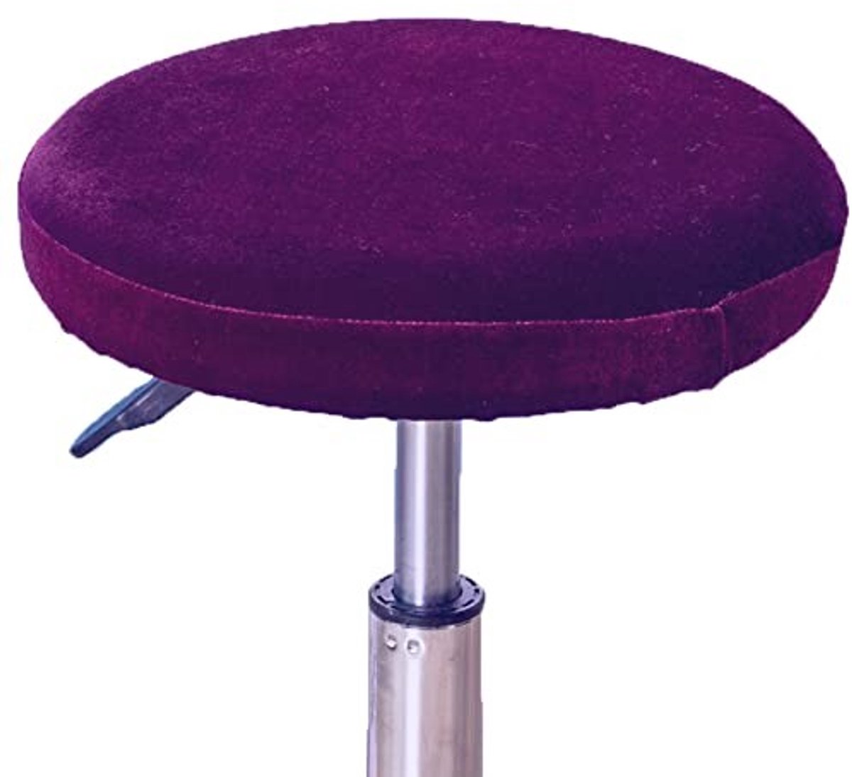 Dailygoods- Zitkussen Antislip - Ronde Hoes - Bescherming voor Kruk - Diameter 30-34 cm - Zacht Jacquard Materiaal - Voor Binnen/Buiten - Stoelhoes