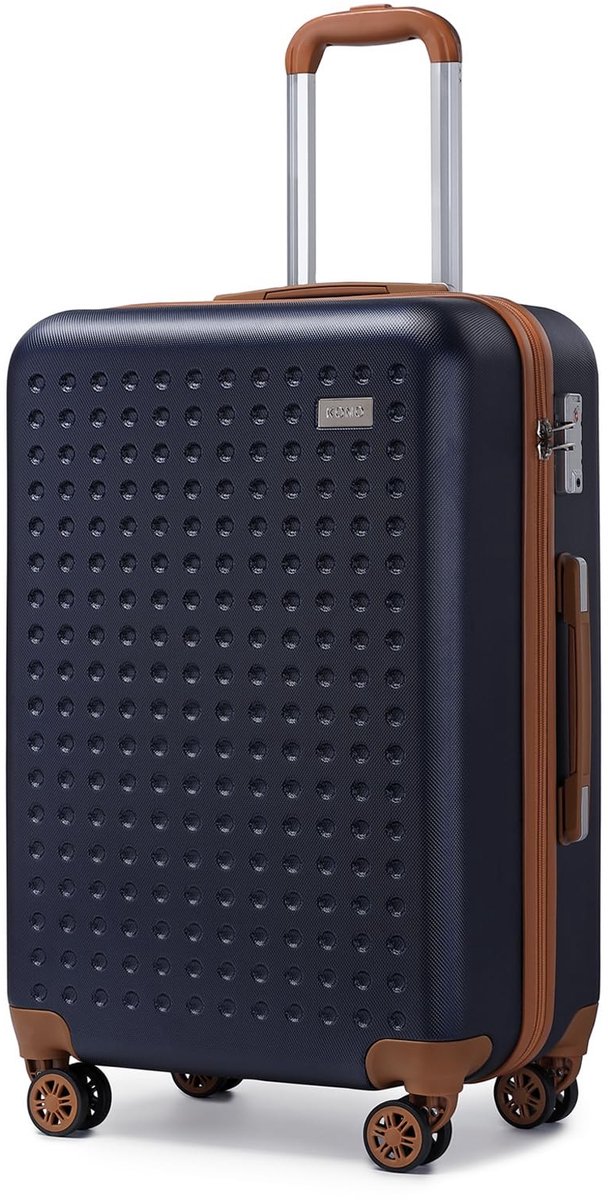 Dailygoods- Reiskoffer Lichtgewicht 31x22x18 cm - Reiskoffer Handbagage - TSA-slot - Duurzaam ABS - 11 Liter Inhoud - Volledig Gevoerd Interieur