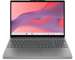 Lenovo Chrome 15ITN10 Intel® N N355 Chromebook 38,9 cm (15.3") WUXGA 8 GB LPDDR5x-SDRAM 128 GB UFS Wi-Fi 6E (802.11ax) ChromeOS Engels Grijs
