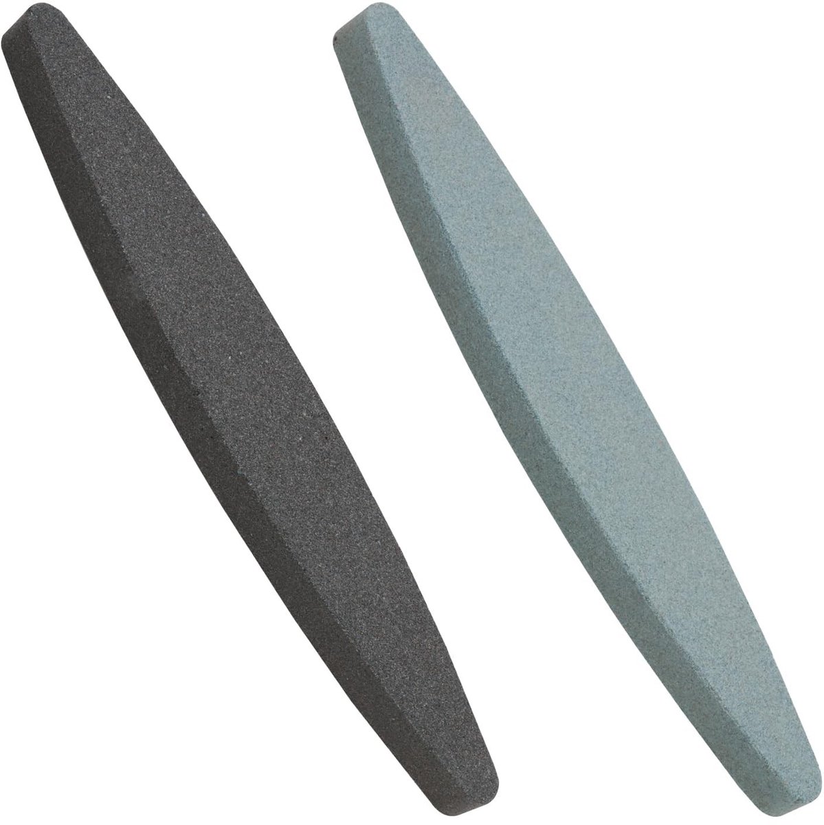 Dailygoods- Wetsteen Set 2-delig - Siliciumcarbide/Aluminiumoxide - Korrel 180/240 - Tuingereedschap - Messen - Duurzaam en weerbestendig - Slijpsteen