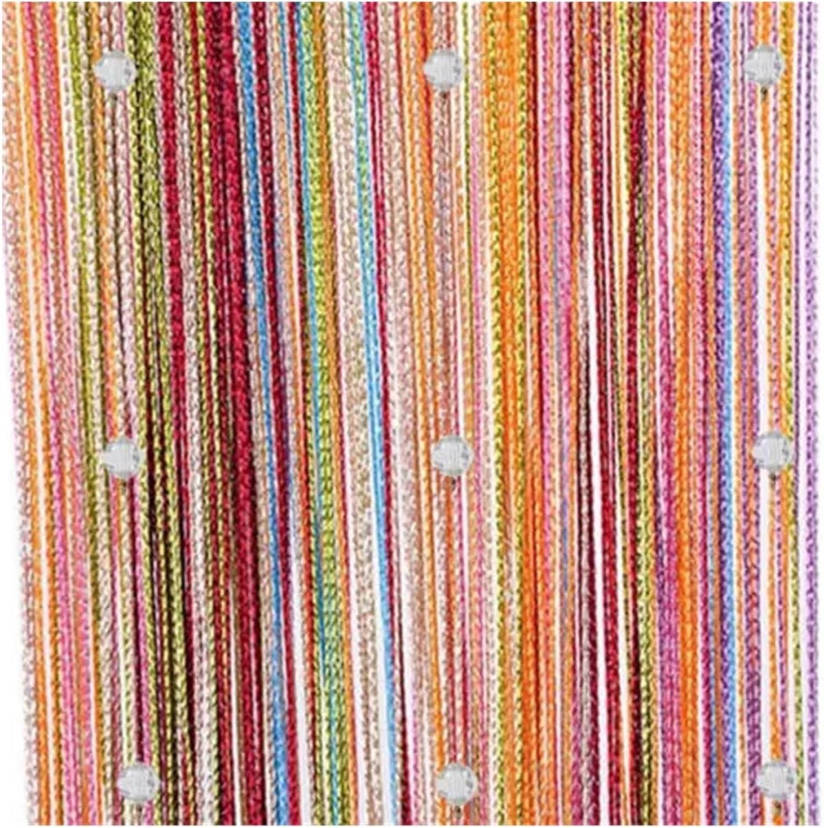 Kristal Kralen Gordijn - Deur Gordijn Kamerverdeler - Woonkamer Decoratie - Glamoureuze Stijl - 100x200cm - Veelkleurig