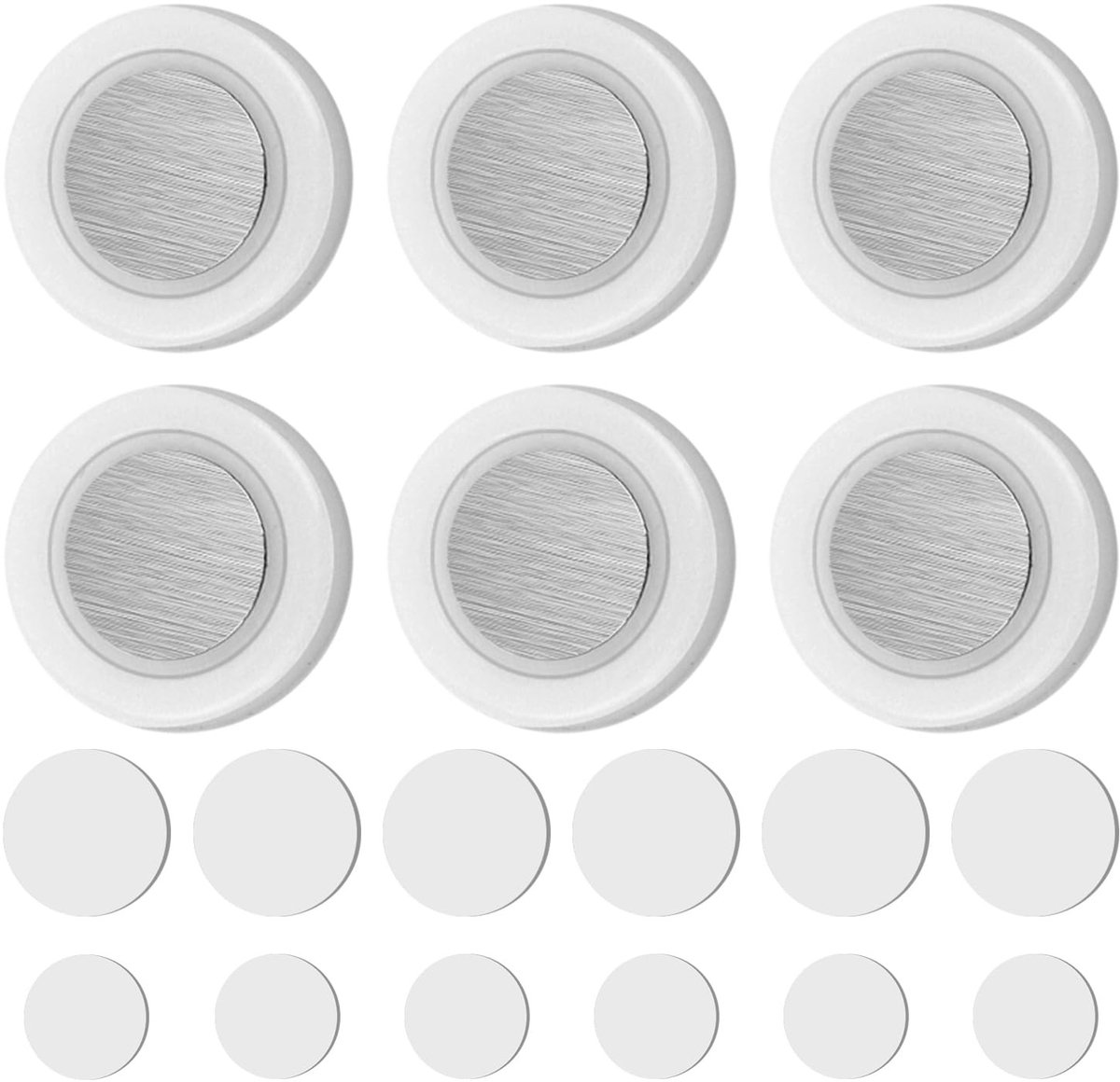 Dailygoods - Set van 6 Magnetische Afstandsbedieninghouders voor Wandmontage