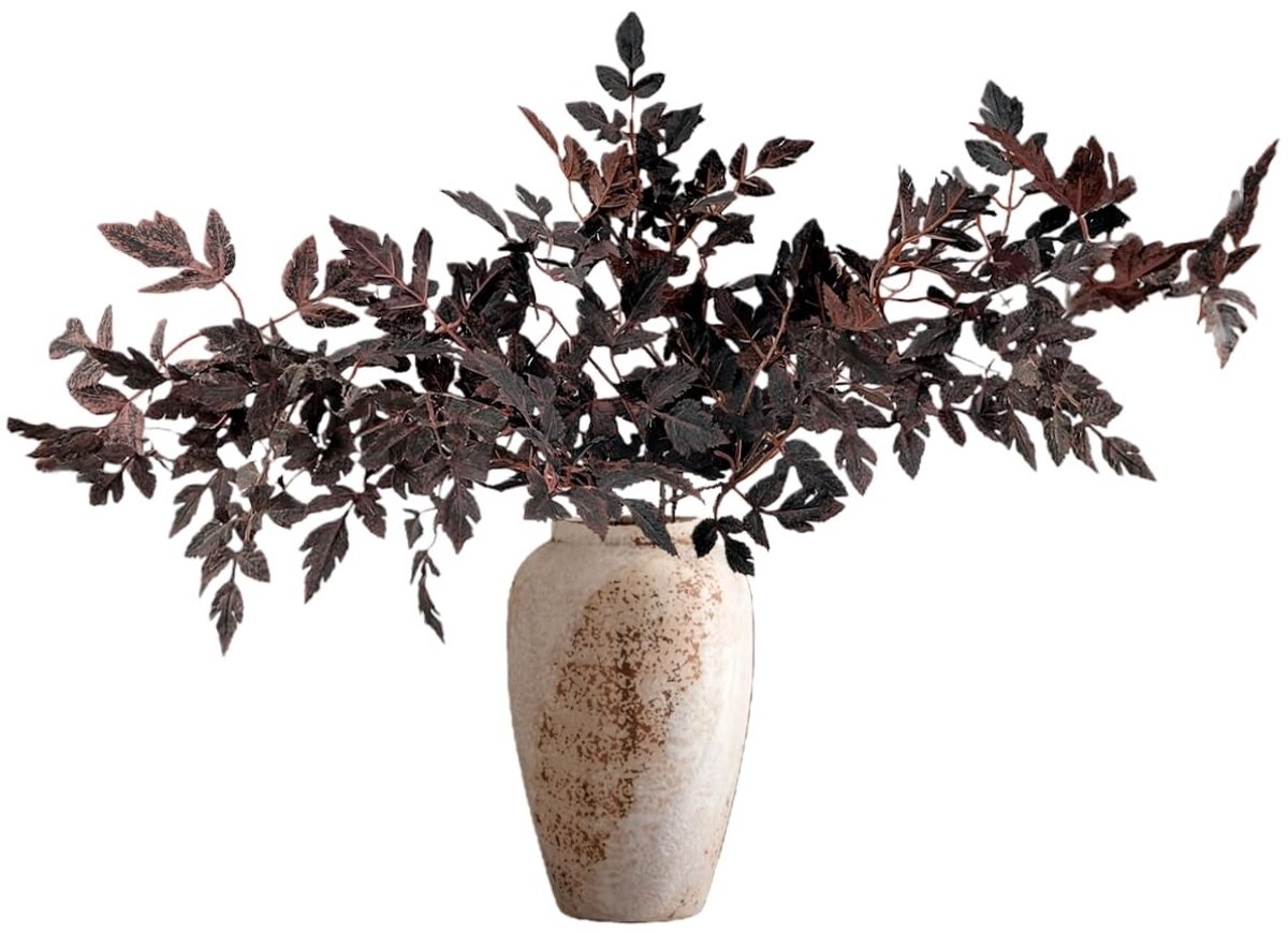 Dailygoods- Kunstplanten 3 Stuks - Herfstdecoratie - Kunstbladeren - Takken - Kunstplant voor Binnen/Buiten - 80 cm Hoog - Nepplanten