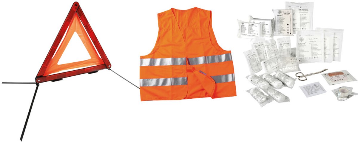 Lampa auto combi set - Veiligheid en EHBO kit