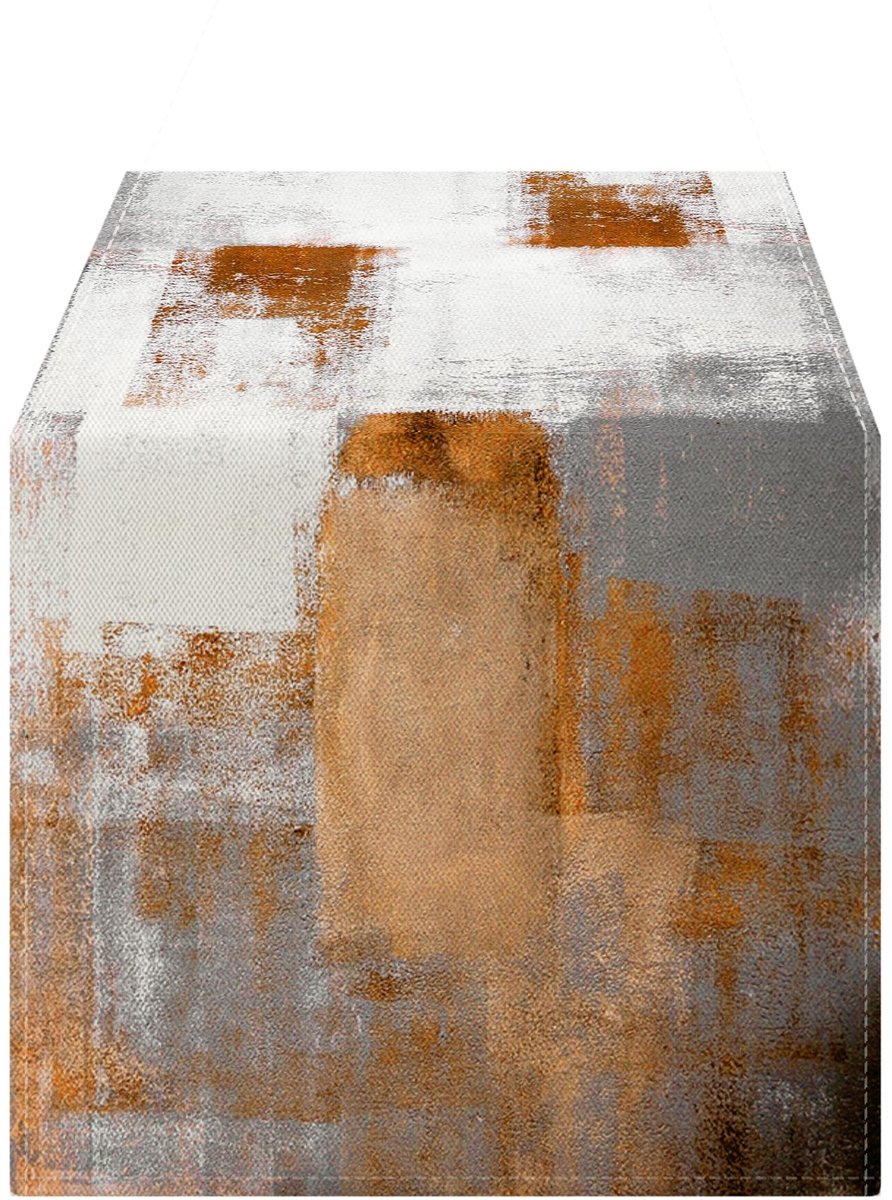 Dailygoods- Tafelloper Afwasbaar - Jute/Linnen - Weerbestendig - Landelijke Stijl - 40 x 140 cm - Hoogwaardig en Duurzaam - Tafelkleed