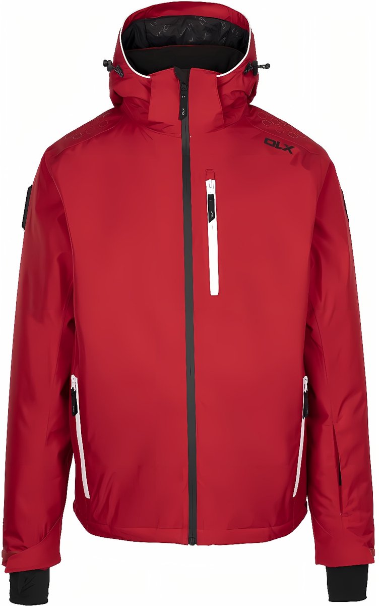 DLX-regenjas Graham Ski Jacket Rood