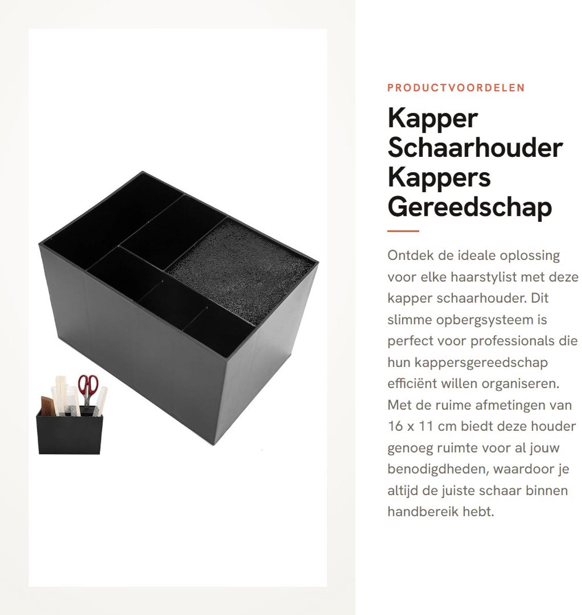 Dailygoody - Kapper Schaarhouder - Kappers Gereedschap - Grote