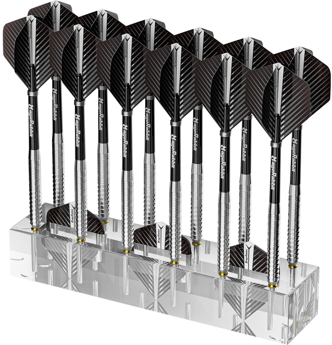 Dailygoods- Darts Rack Stevige Organizer - Darts Houder - Accessoires Opbergvak - Compacte Dartstandaard - Ruimtebesparend - Geschikt voor 12 Darts
