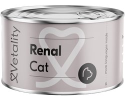 Vetality Kattenvoer Nierdieet - 12 x 100 gram - Kattenvoer Natvoer Blik - Ontlast en Ondersteunt de Nieren van je Kat