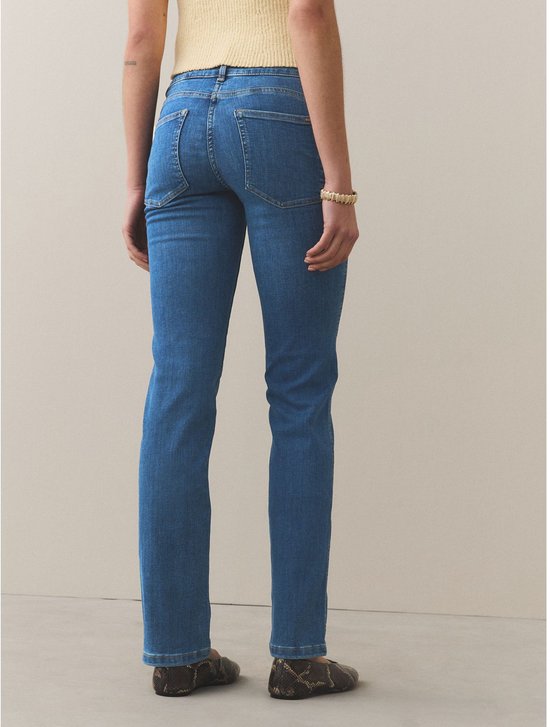 Next - Dames - Liftende, vormgevende jeans met smalle pasvorm - Blauw