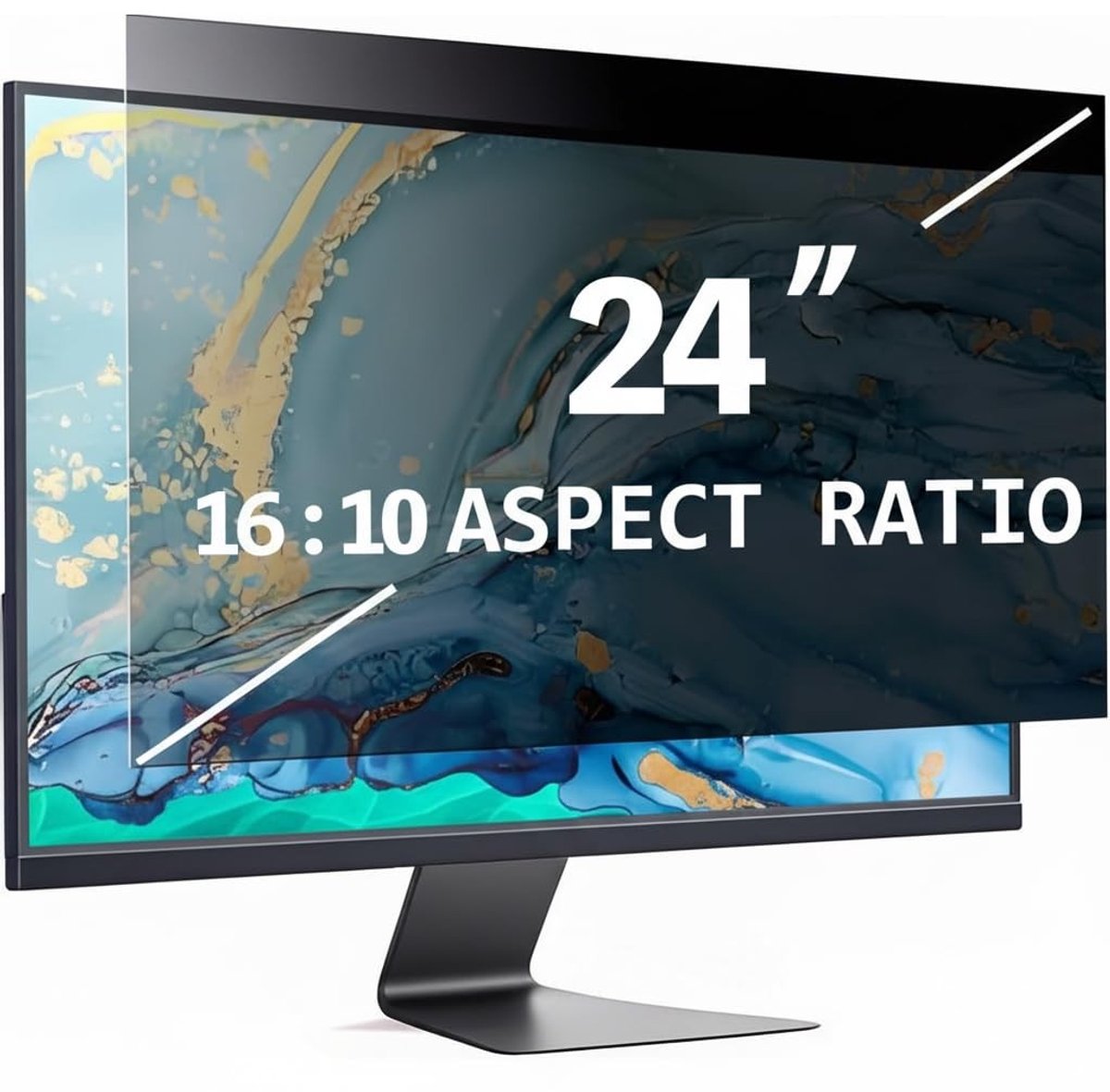 Dailygoods- Privacyfilter 24 Inch - Anti-blauw licht - Verblindingvrij - Afneembare inkijkbescherming - Beeldschermbeschermfolie - Compatibel met HP/Dell/Lenovo/Samsung/LG/Acer/ASUS - Beeldschermfilter