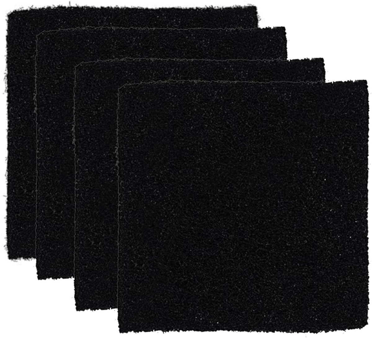 Dailygoods- Compostfilters 8 Stuks - Vervangingsfilter Kattenbakvulling - Geurfilter Prullenbak - Actieve Kool - 12,5 cm x 12,5 cm - Houdbaarheid 2-3 Maanden