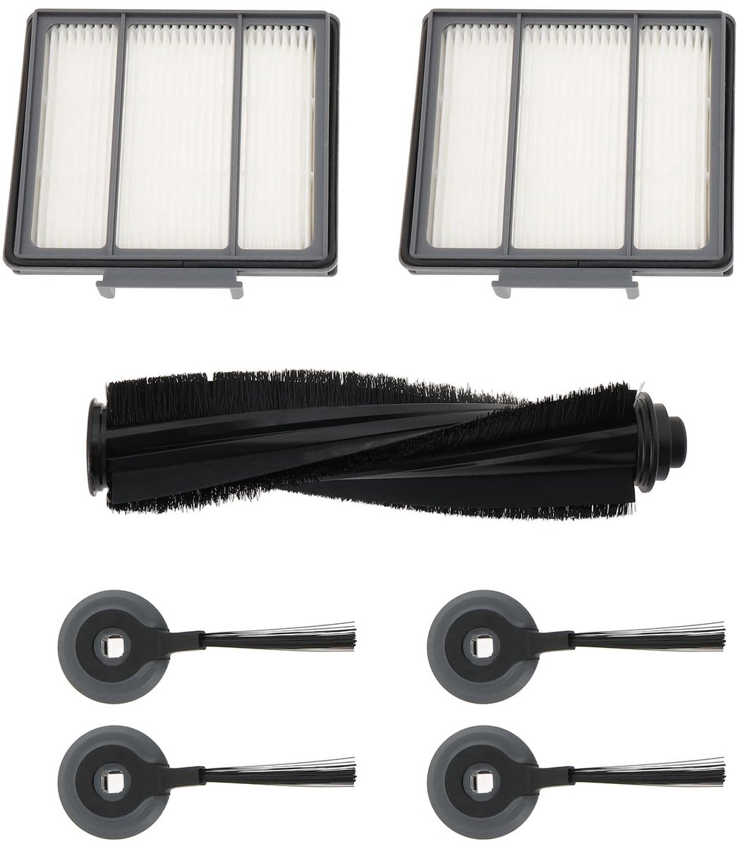 Dailygoods- Stofzuigerfilter Vervanging - 7 Stks Accessoires - Compatibel met Shark ION S87/R85/RV850 - Zijborstel - Eenvoudig te vervangen - Verbeterd filtratie-effect - Stofzuigeraccessoires