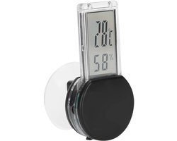 Digitale Hygrometer - Temperatuur Meter - Huisdier Terrarium - IP5 Waterdicht - 63 cm - Zwart