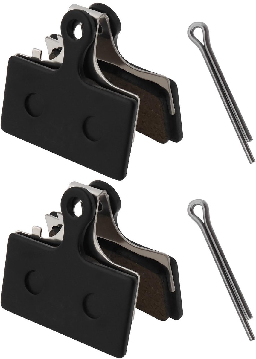 Dailygoods- Remblokken Semi-Metaal - 2 Paar - Compatibel met Shimano - 32x30x16,5 mm - Goede Remprestaties - Stille werking - Remschijven