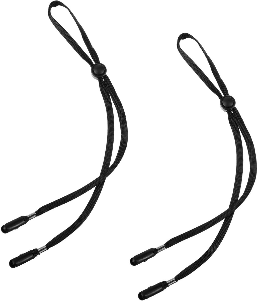 Dailygoods- Hoedclips - Verstelbare Hoedbandclips - Winddichte Kinriem - 2 Stuks - Polyester - Geschikt voor Reizen/Golfen/Vissen - Hoedband