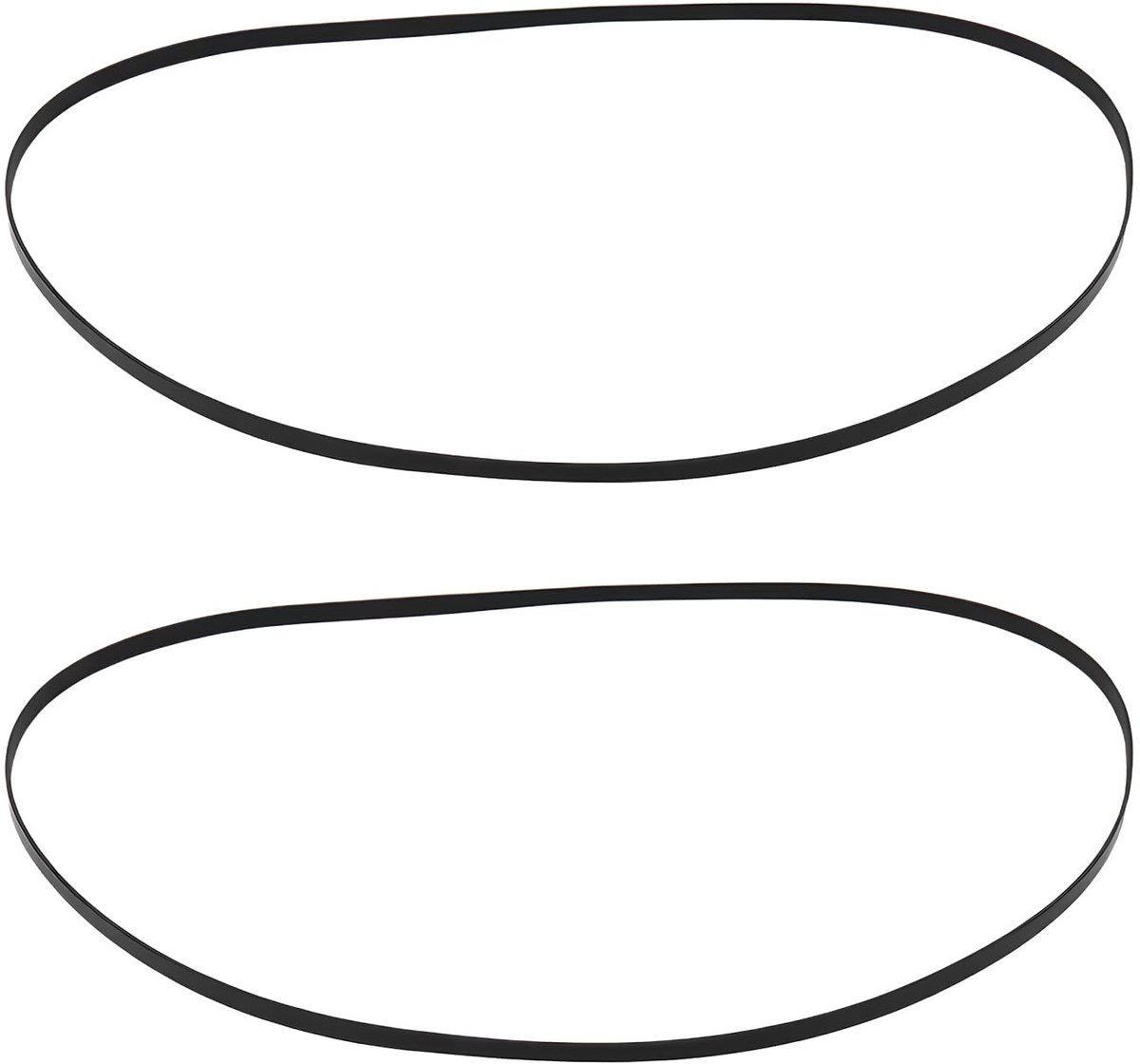 Dailygoods- Platenspeler Riem 396x3x0.6mm - Aandrijfriem - Compatibel met RFT SC1900/Ziphona MA224 - Duurzaam Rubber - Eenvoudige Installatie - Betrouwbare Vervanging