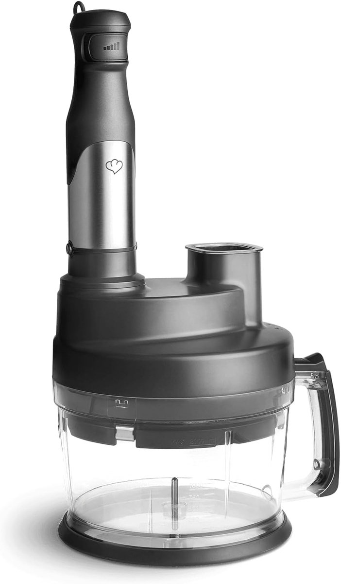 Handmixer Set - Keukenapparaat - Eten Bereiden - Krachtige 800W Motor - 3 Snelheden - Zilver — afbeelding 5