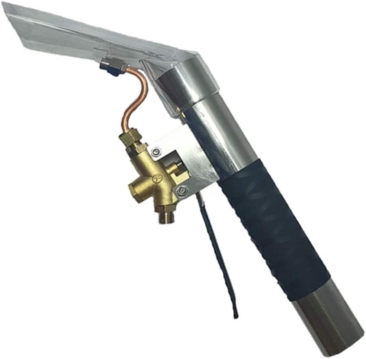 Tapijtreiniger Handgereedschap - Meubelreiniger Extractor - Vlekken Verwijderen - Robuust Roestvrij Staal - 40 cm Lengte - Zwart Zilver