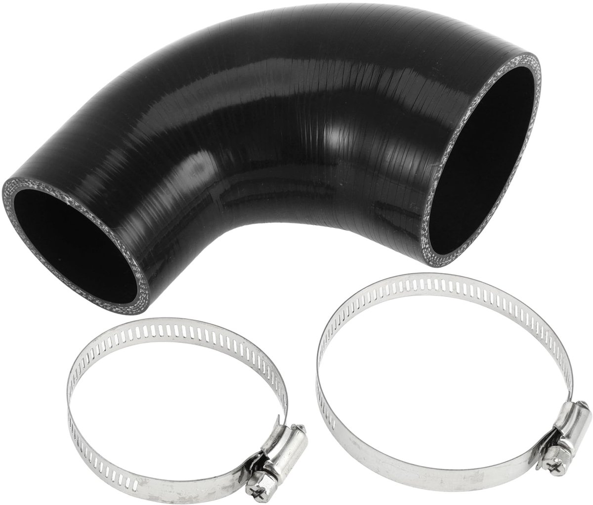 Dailygoods- Siliconen Slang 90 Graden - Binnendiameter 51mm/70mm