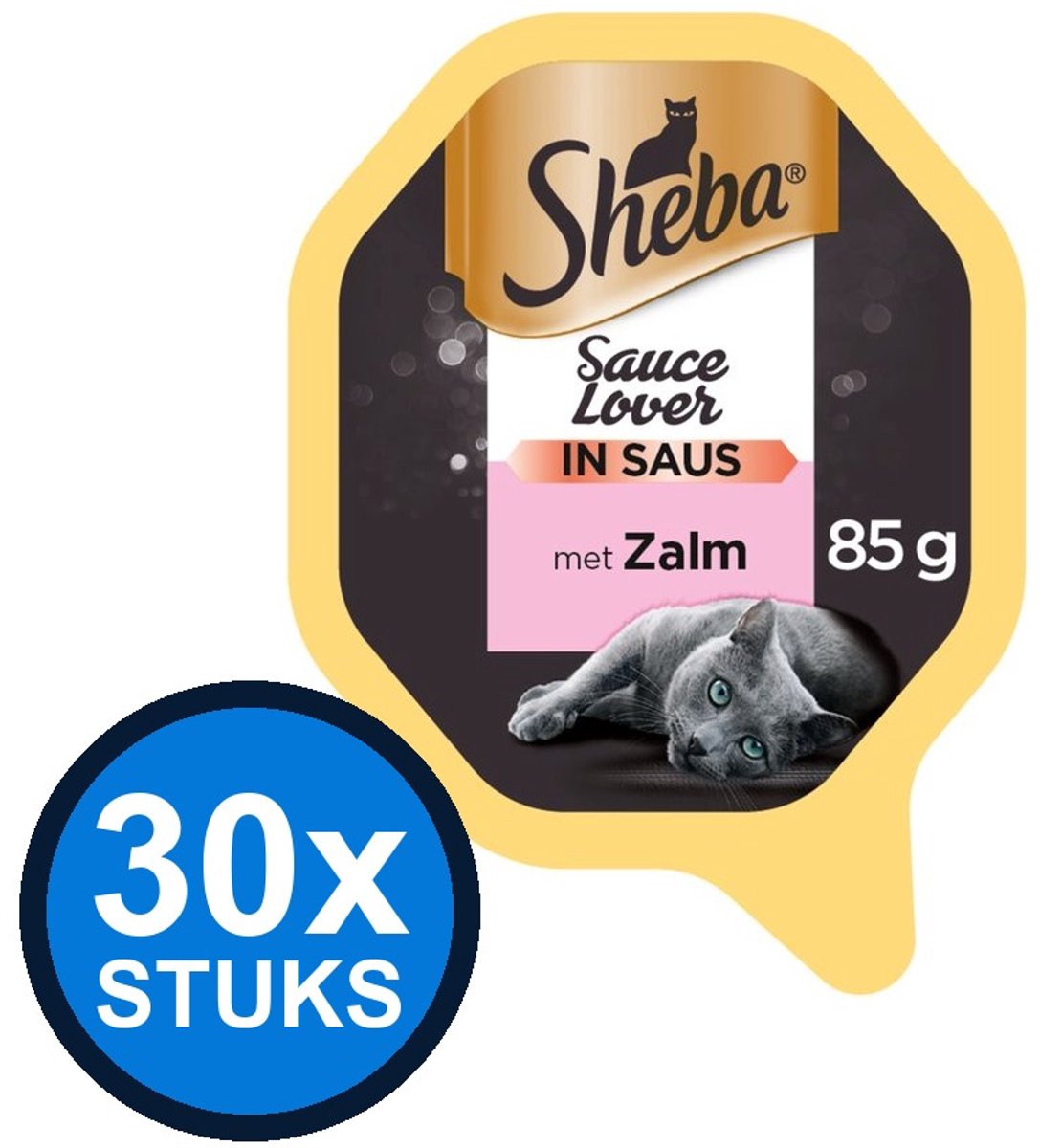 Sheba Sheba - Sauce Lover Zalm - Kattenvoer Natvoer - 85g
