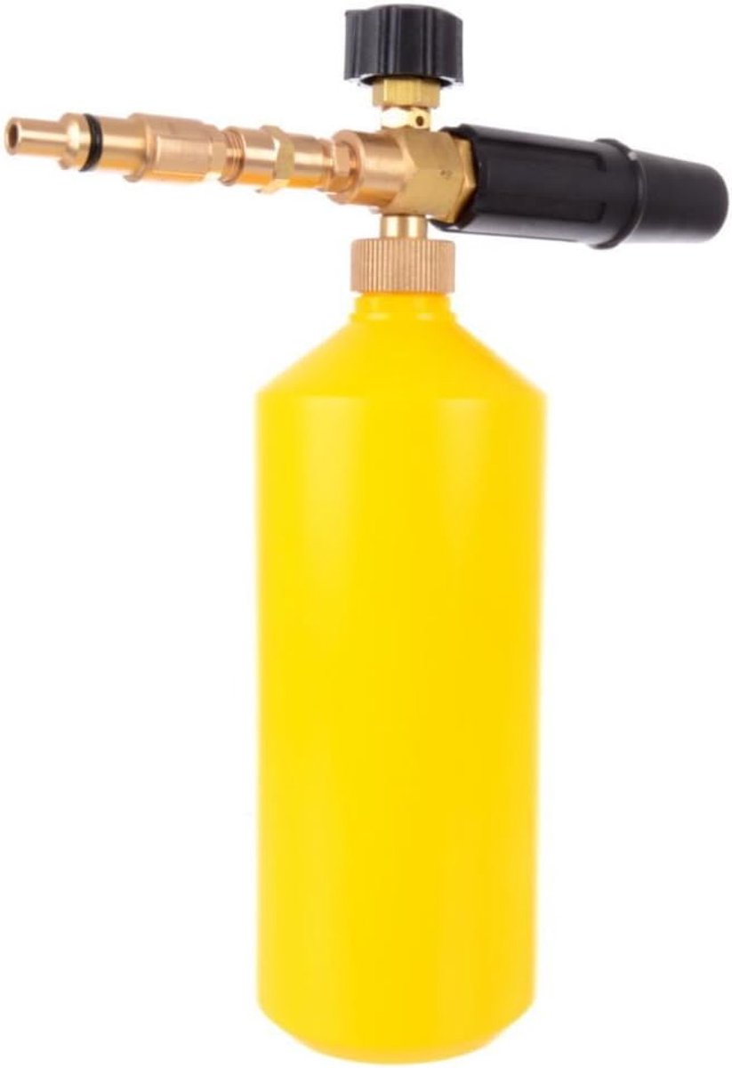 Schuimlans Hogedruk - Schuimkanon Mondstuk - Auto Reinigen - Messing Constructie - 180 Bar - Zilver