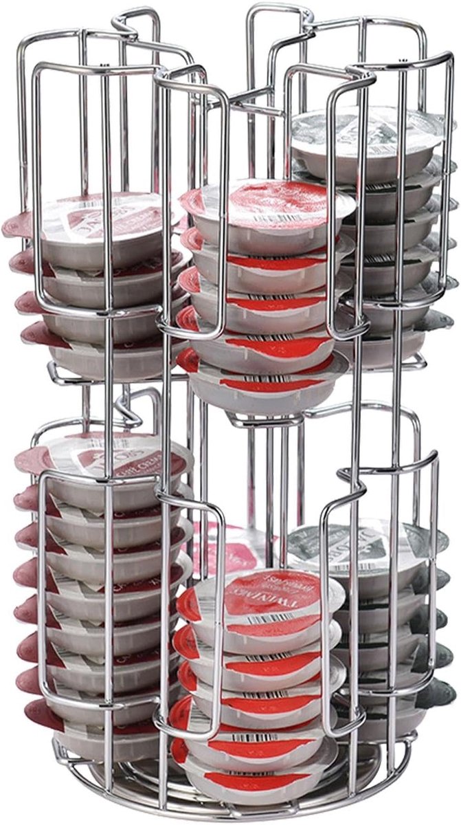 Koffiecapsule Houder Compatibel met Tassimo - Rotating Capsule Stand met 64 Capsules