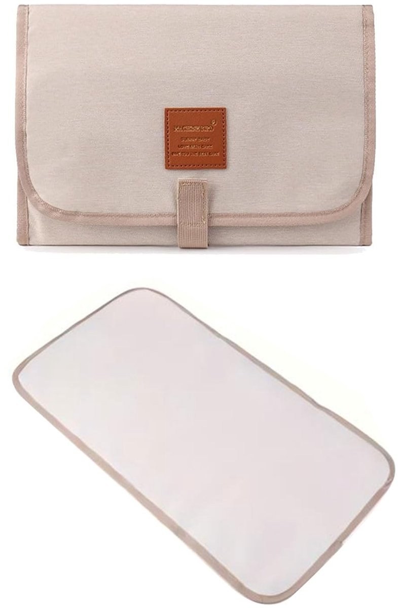 Dailygoods- Aankleedmat Draagbaar - Opvouwbaar - Waterdicht - Luiertas - Voor Baby's - Eenvoudig met Één Hand te Gebruiken