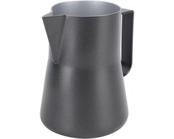 Melkschuimkan Roestvrij Staal - Koffie Accessoire - Melk Opschuimen - Adelaar Punt Uitloop - 550 Ml - Zwart