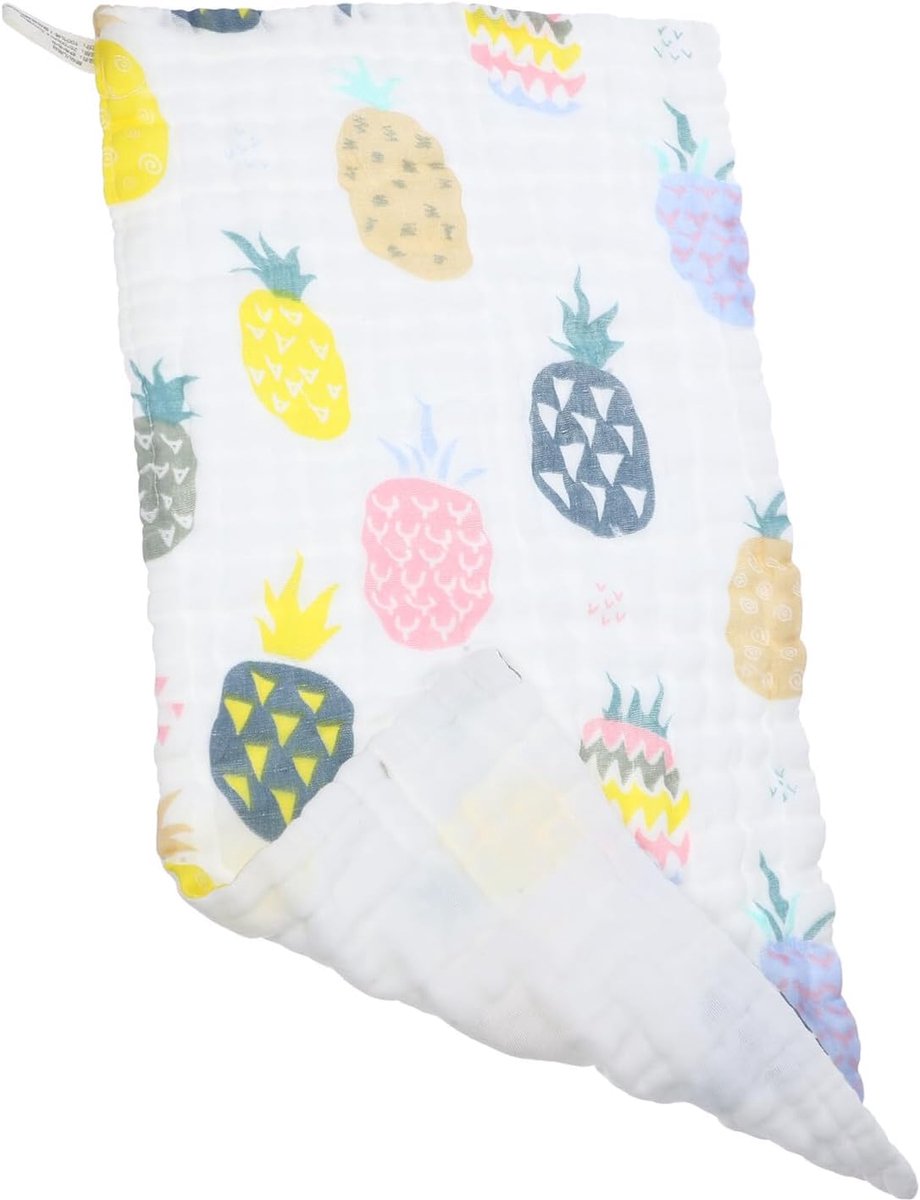 Mousseline Spuugdoekjes - Katoenen Washandjes - Babyverzorging - 4 Lagen Absorberend - 50x25 cm - Meerdere Kleuren