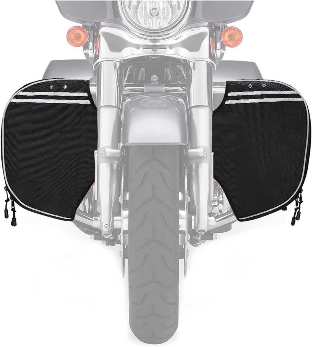 Motorfiets Zadeltas - Reis Tas - Spullen Opslaan - Verstelbare Band - One Size - Zwart