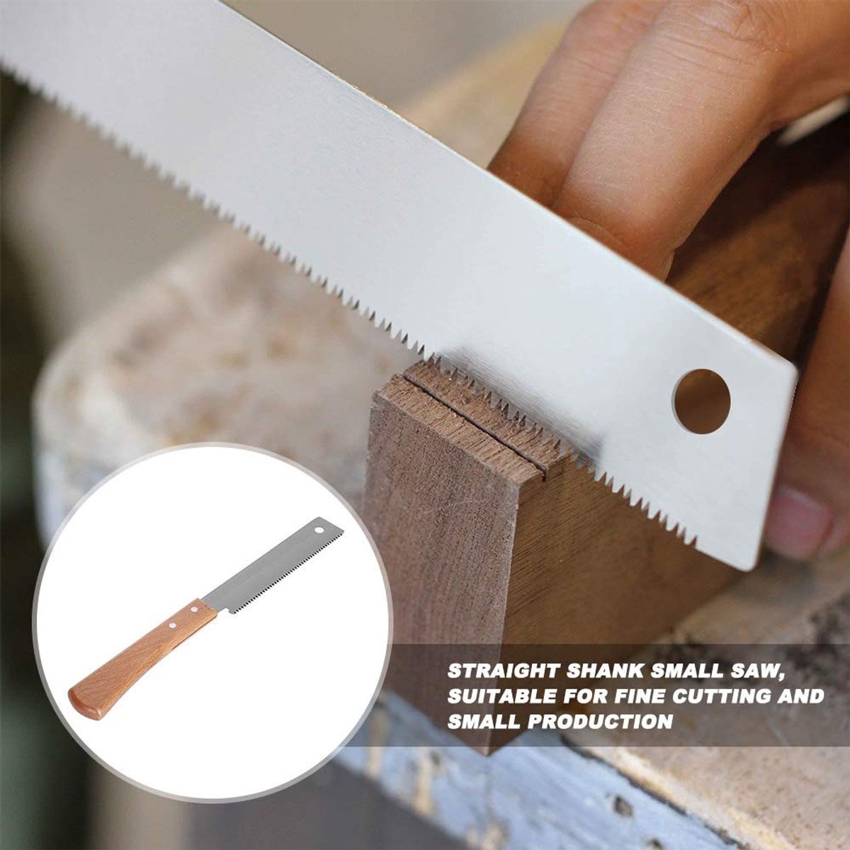 Dailygoods- Handzaag 30,5 cm - Houten Handvat - Houtbewerking - Tuin - Constructie - Scherpe Zaagtanden - Zaag