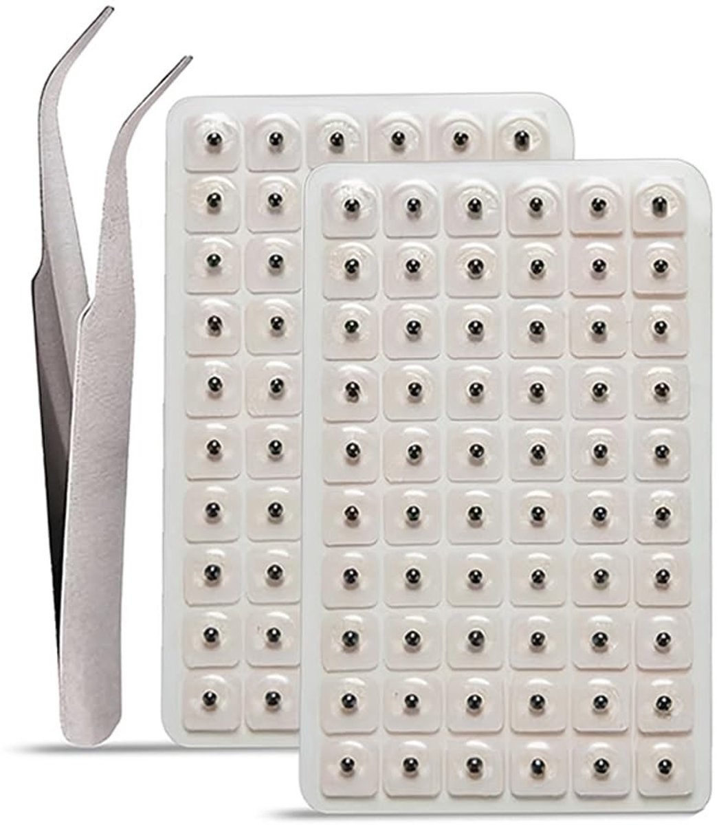 Dailygoods- Auriculotherapie 100 Stuks - Wegwerpbaar - Acupunctuur - Behandeling - Gezondheid - Professioneel Gebruik - Acupunctuurpleisters